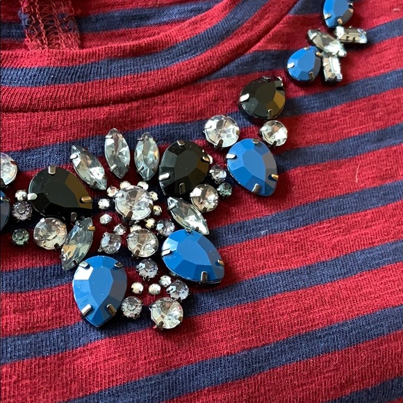 Jcrew Jeweled long sleeve top - Picture 3 of 3